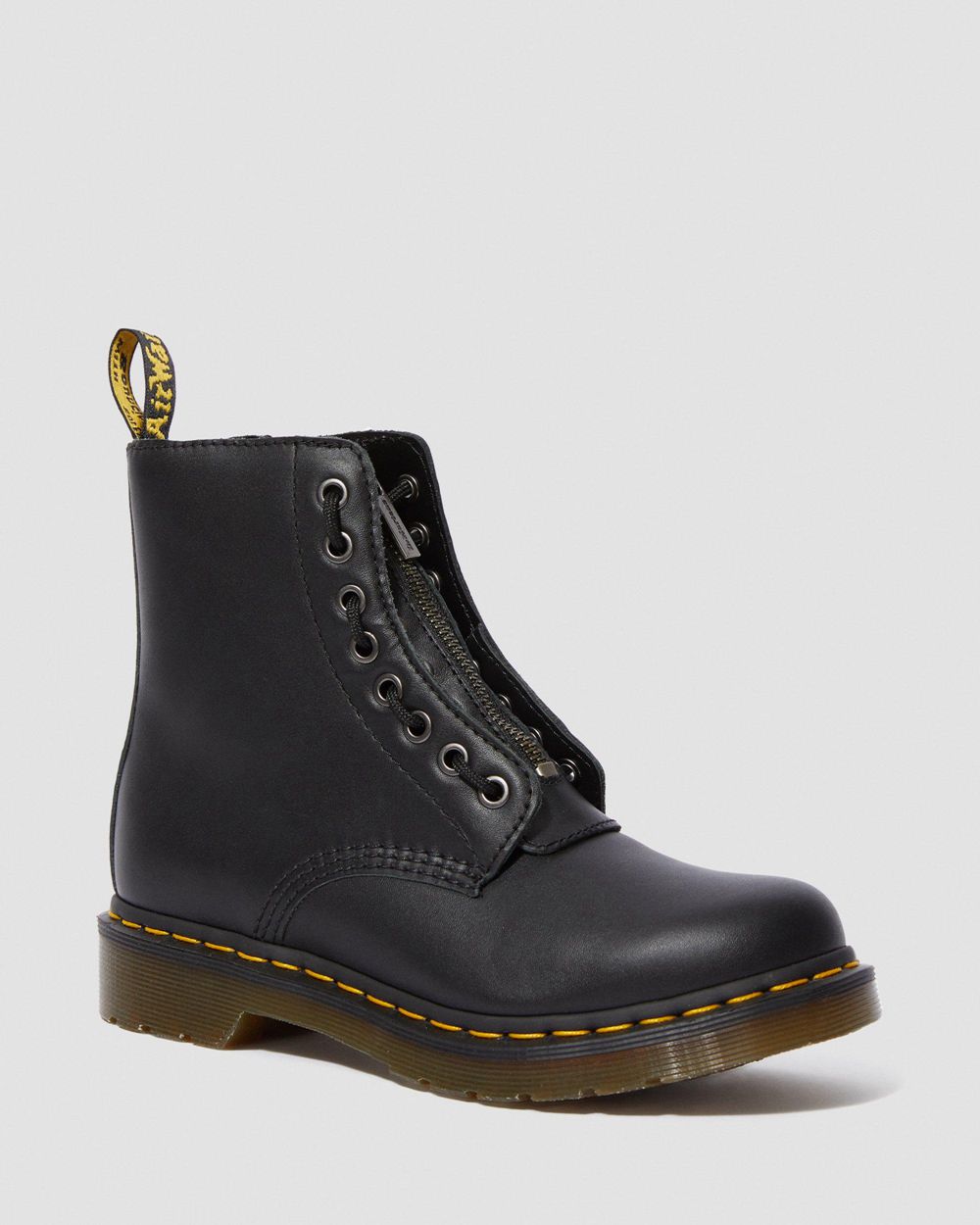 Dr Martens 1460 Pascal Nappa Zipper Topánky Damske ( Čierne ) SK 943-IFMNBO